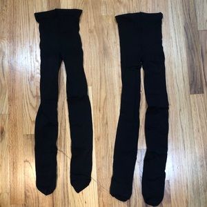 2 pairs opaque Kate spade tights worn once